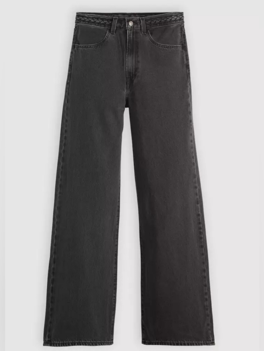Levi's Black Wide Leg Flare Jeans